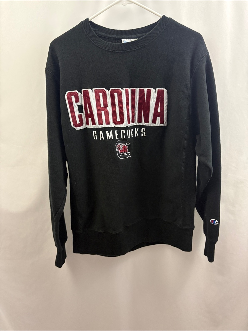 Champion Reverse Weave South Carolina Gamecocks Crewneck Black Sweatshirt Medium